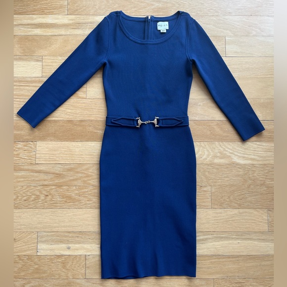Reiss royal blue midi dress - Picture 5 of 7